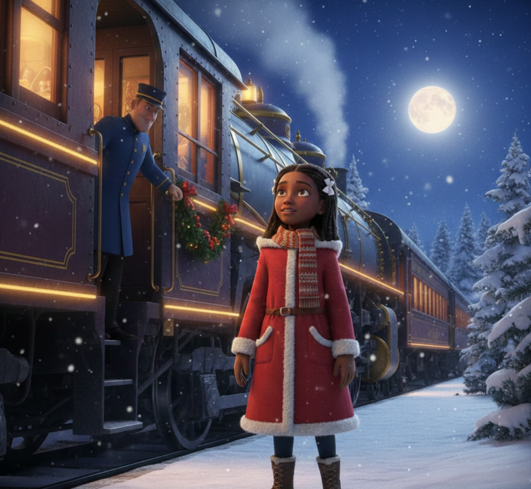 black girl from polar express