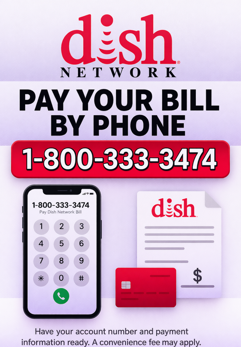dish network phone number to pay bill