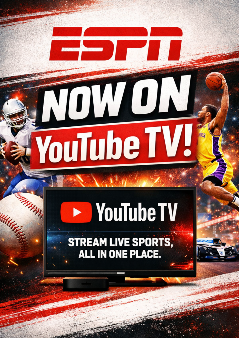 espn youtube tv update