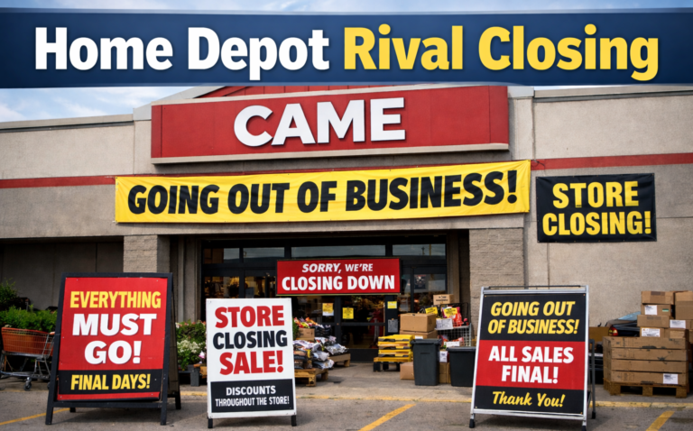 home depot rival closing