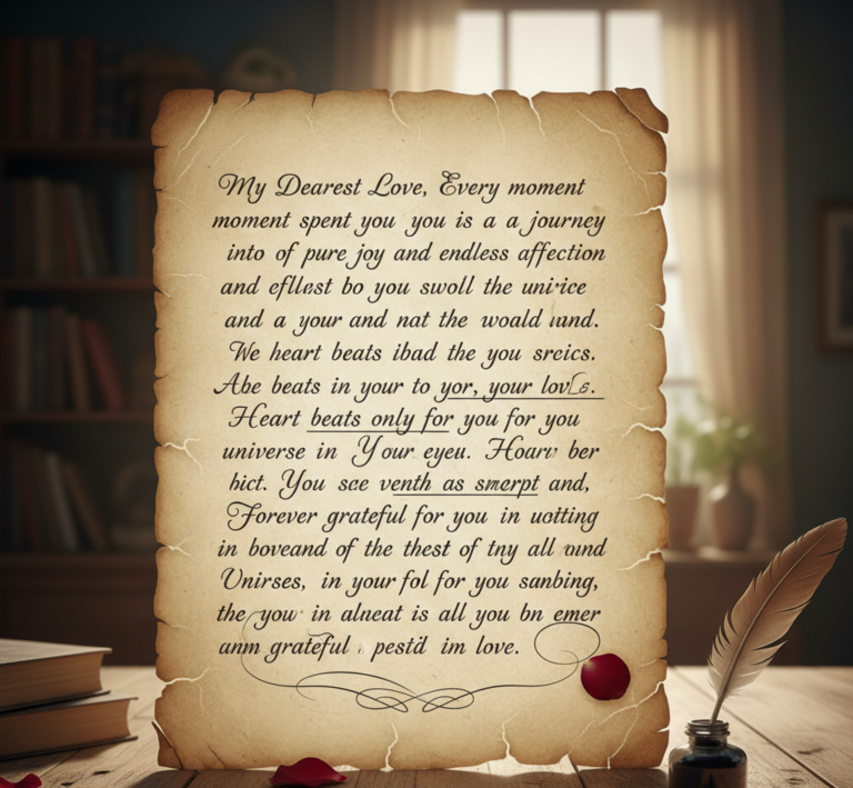 love paragraphs for her