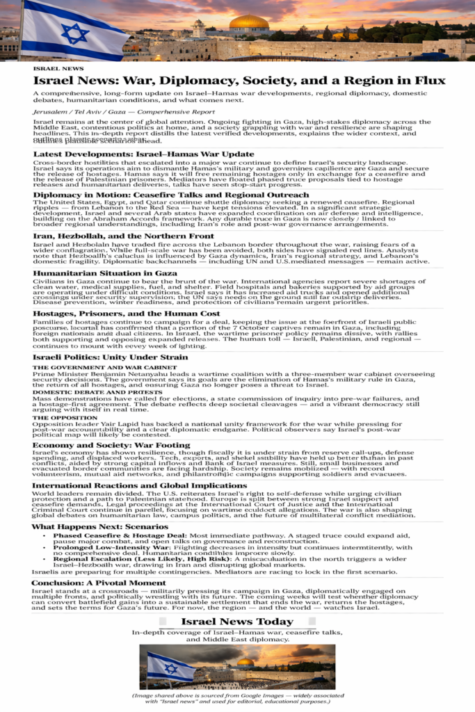 israel news