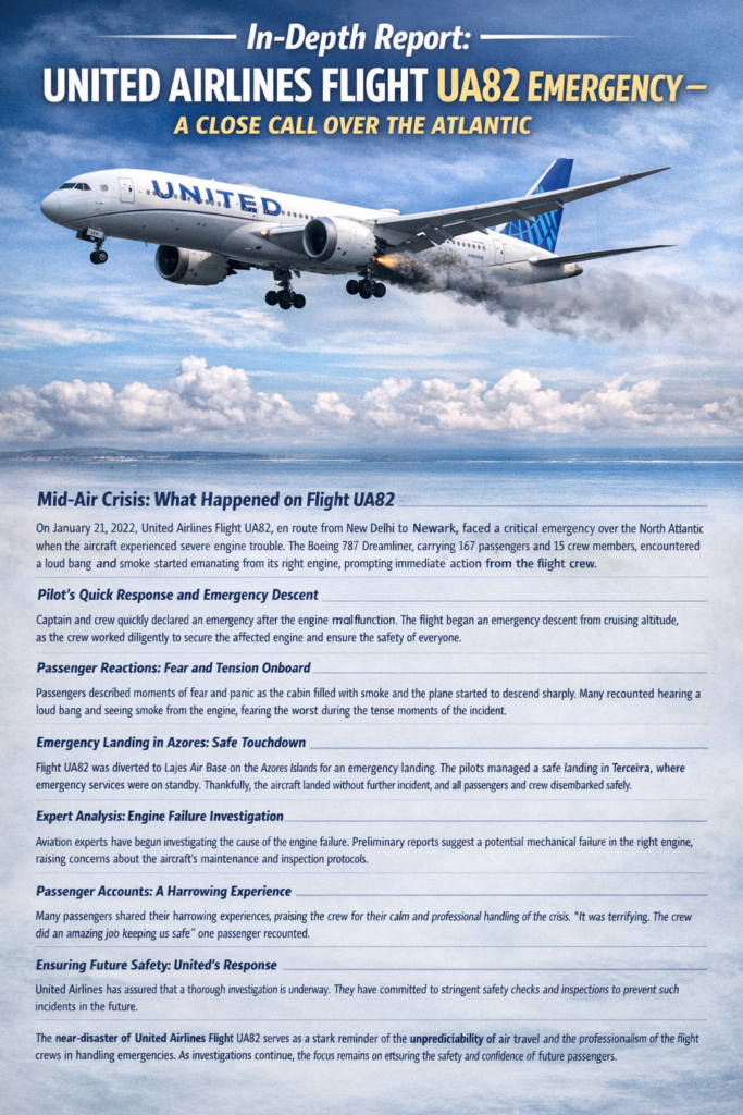 united airlines flight ua82 emergency