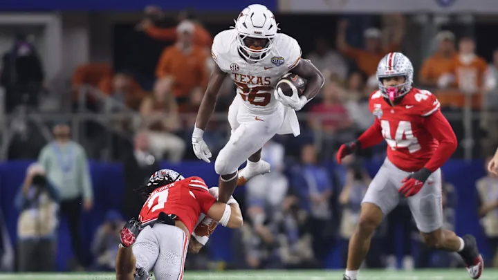 Texas Longhorns Football vs Florida Gators Football Match Player Stats